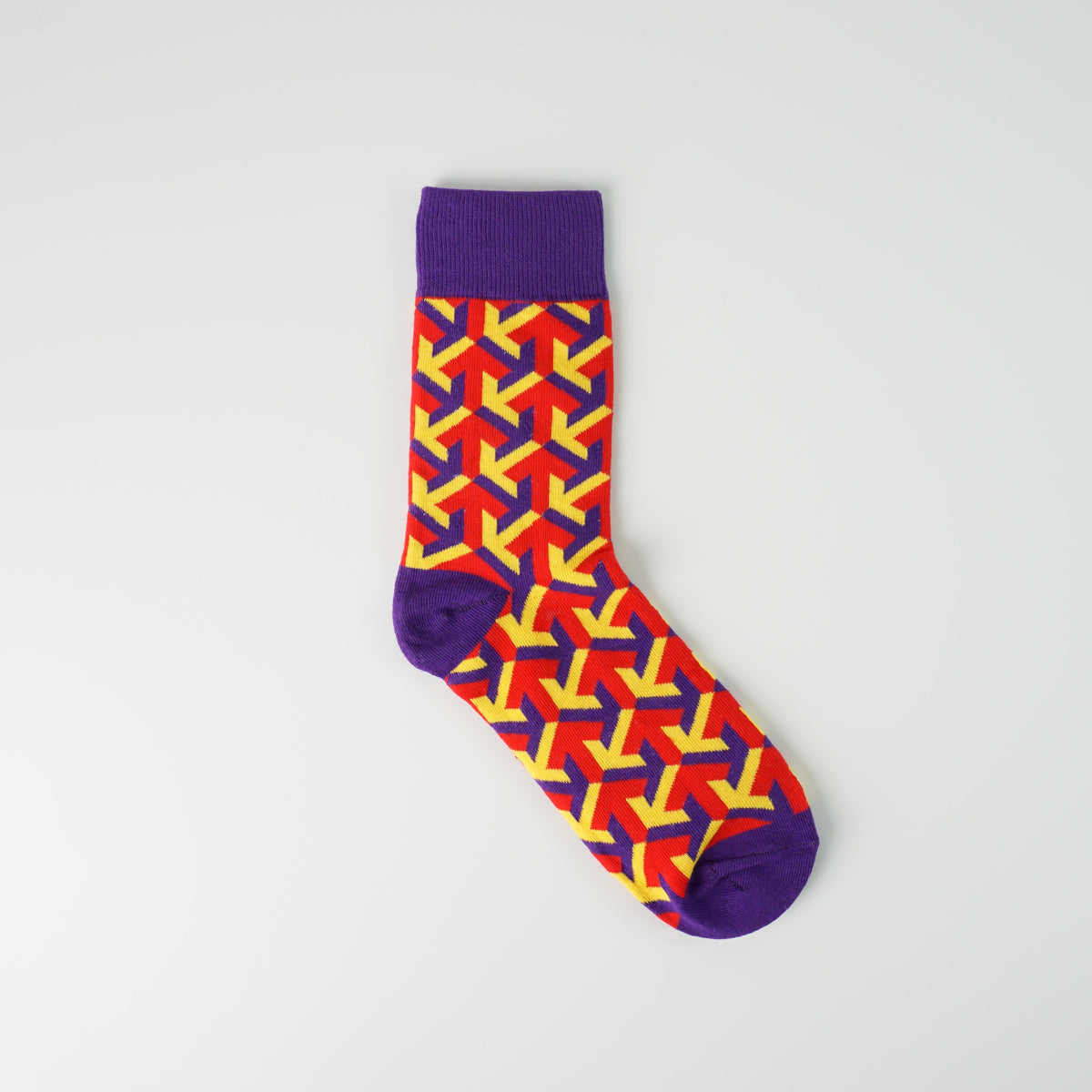 Purple Pattern Socks
