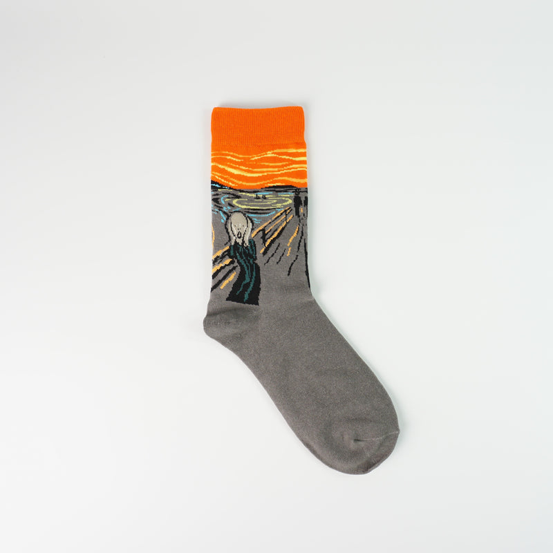 The Scream Painting Socks | The Ugly Socks