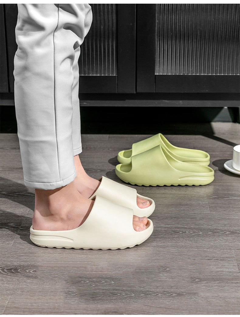 White Foam Slides
