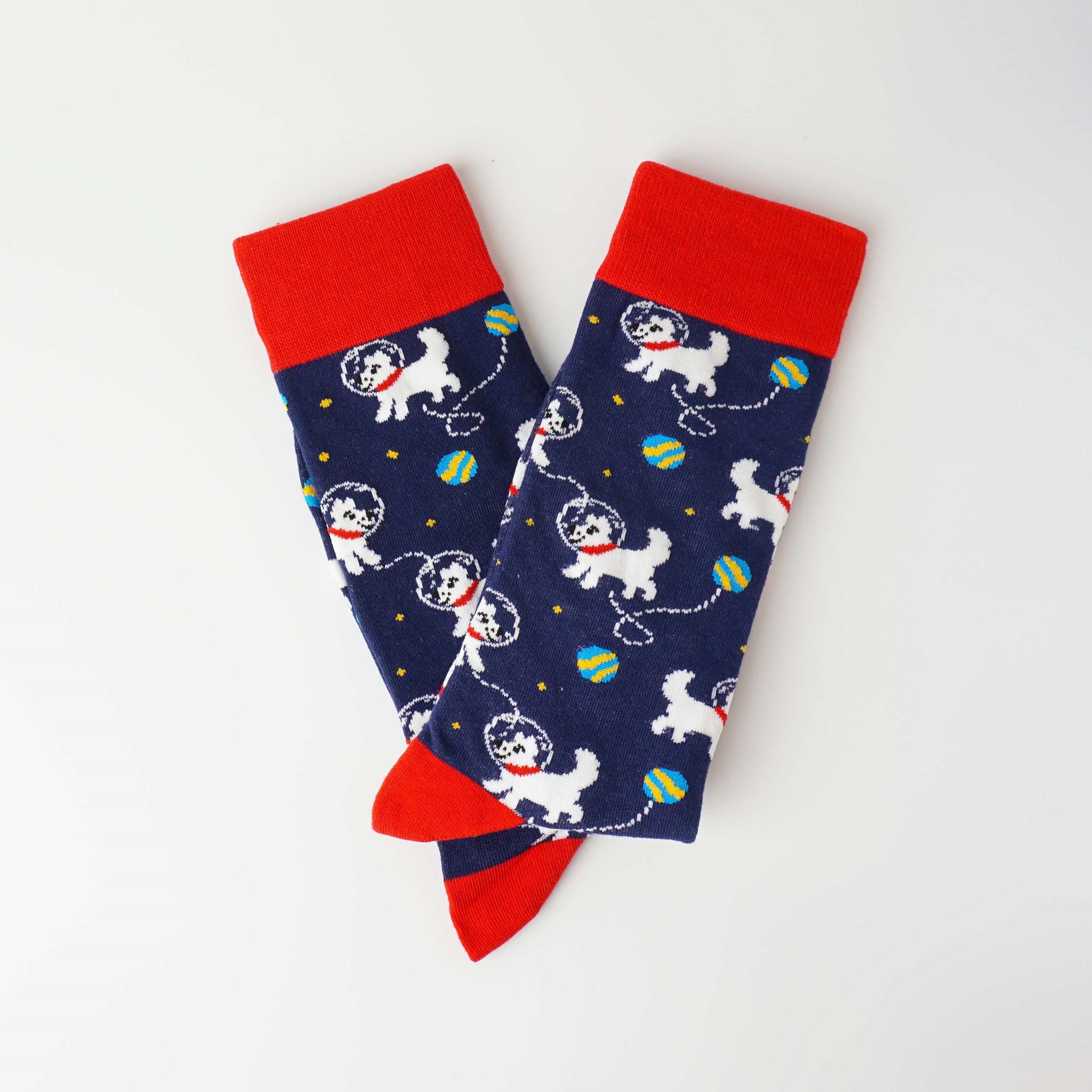 Doggo In Space Print Sock