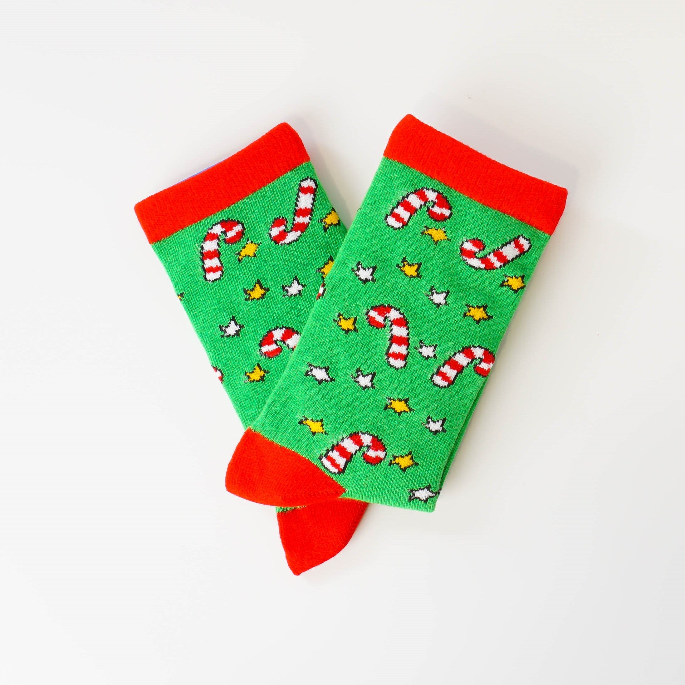Cute Candy Cane Socks