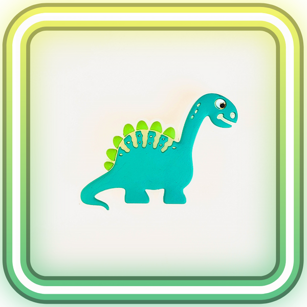 Green Dinosaur Glowing Charm