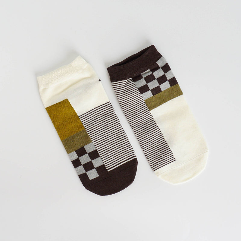 Asymmetrical Ankle Socks