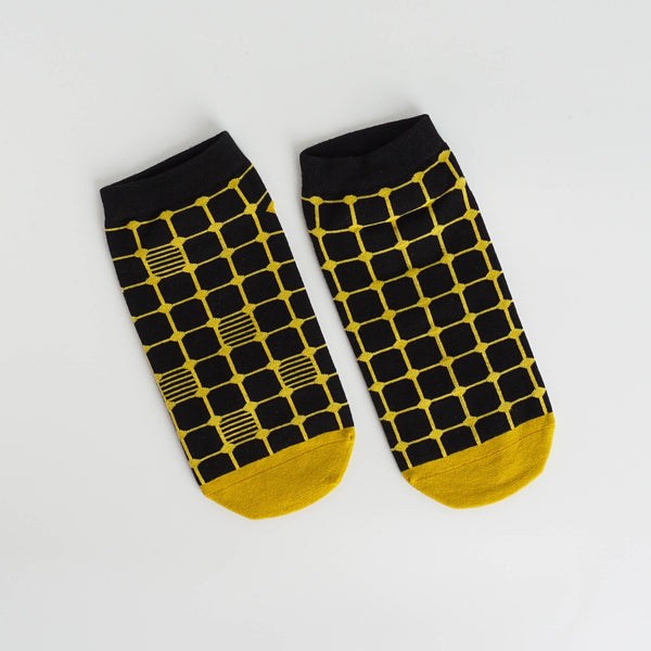 Honeycomb Abstract Ankle Socks