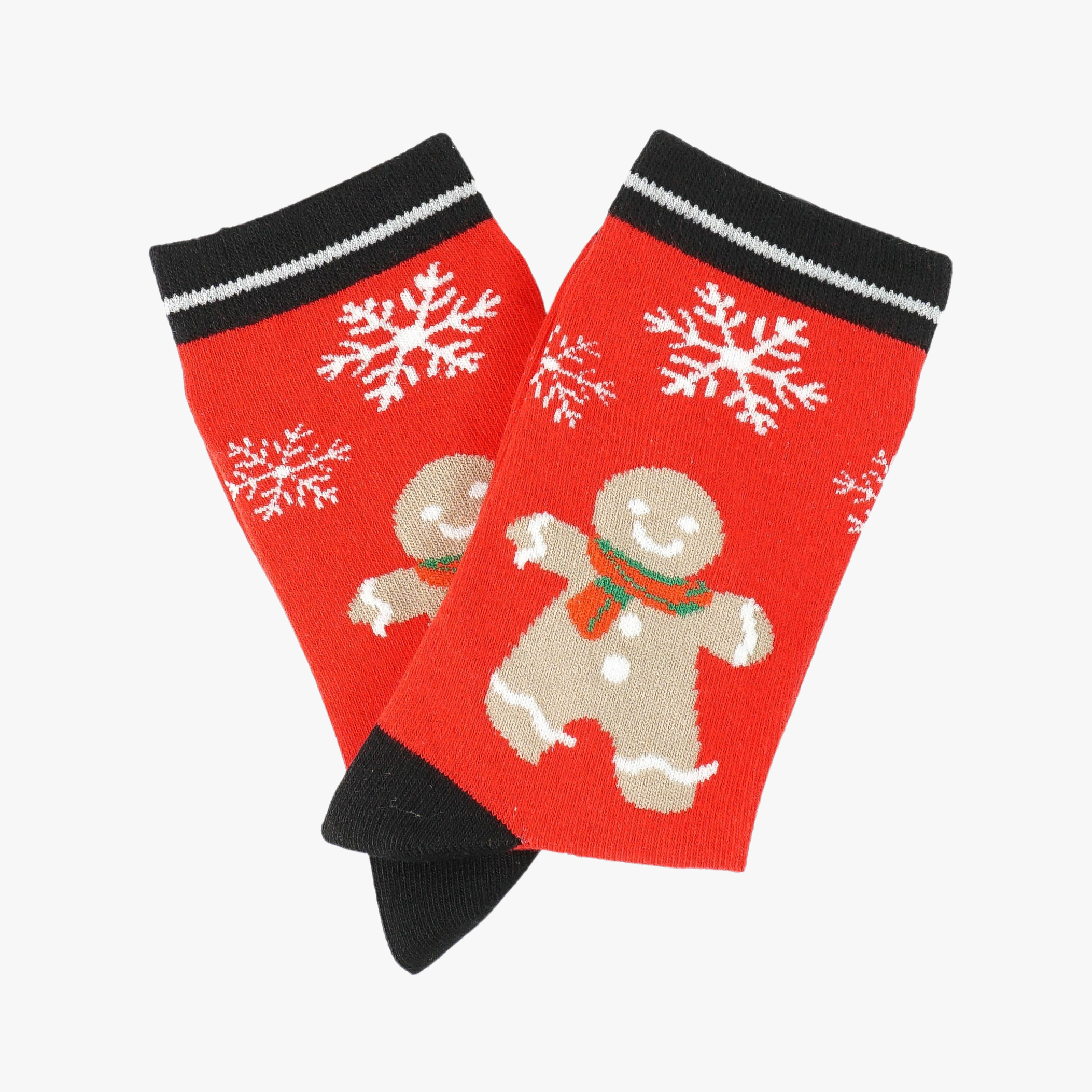 Cute Gingerbread Man Socks