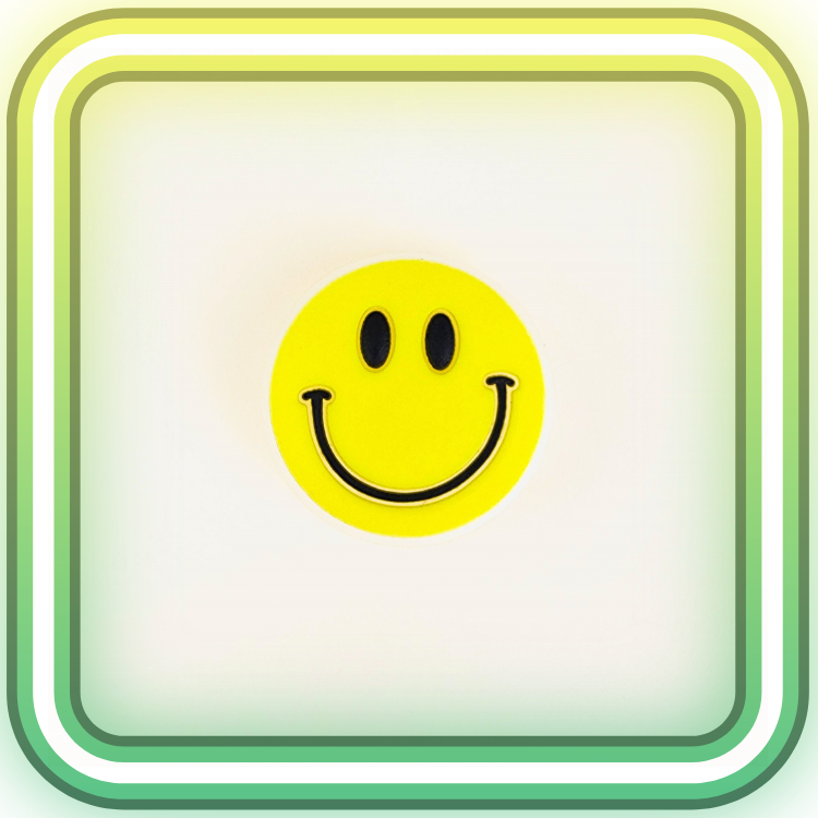 Smiley Face Glowing Charm